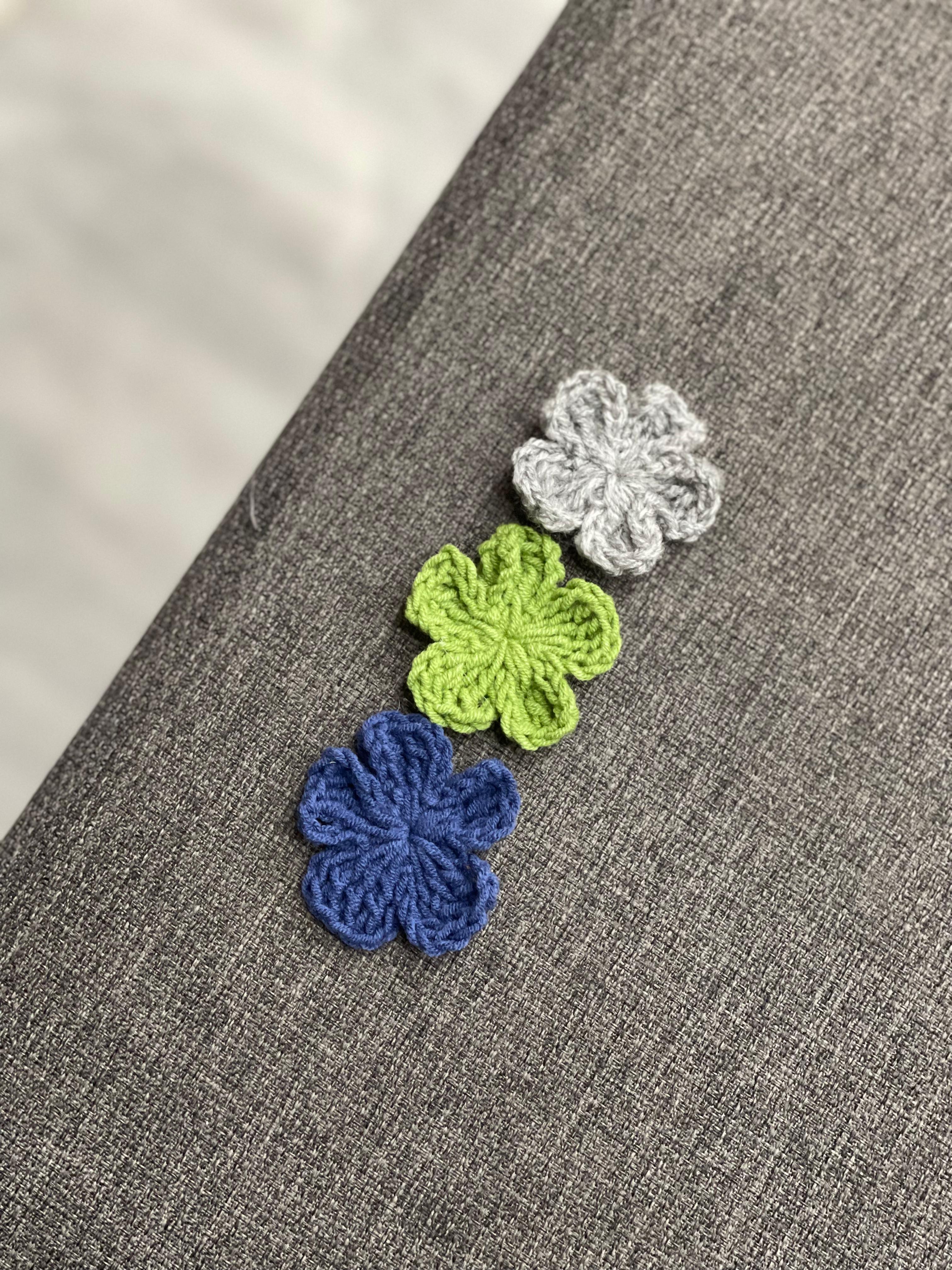 Flat Crochet Flower🏵