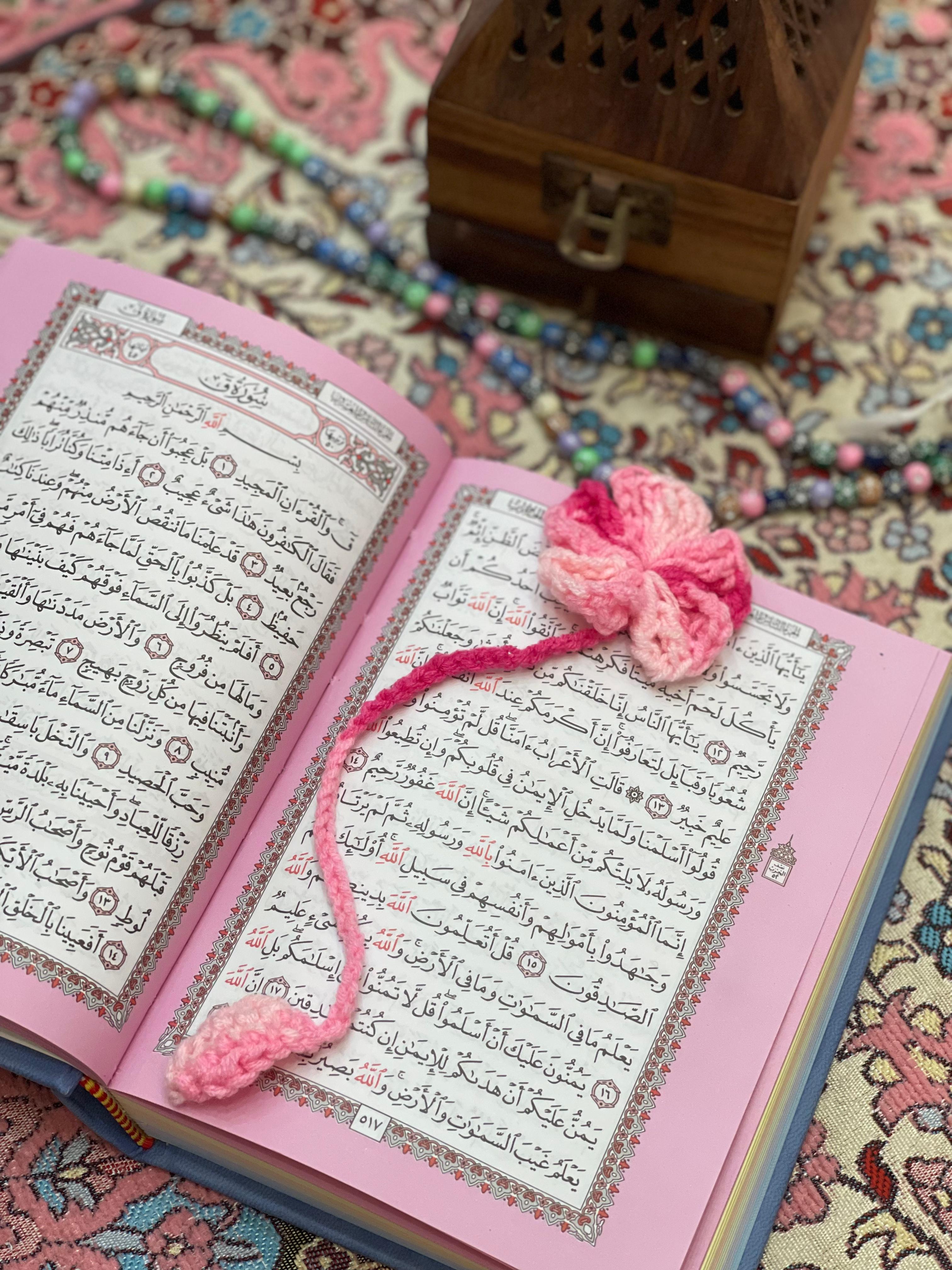 Flower bookmark