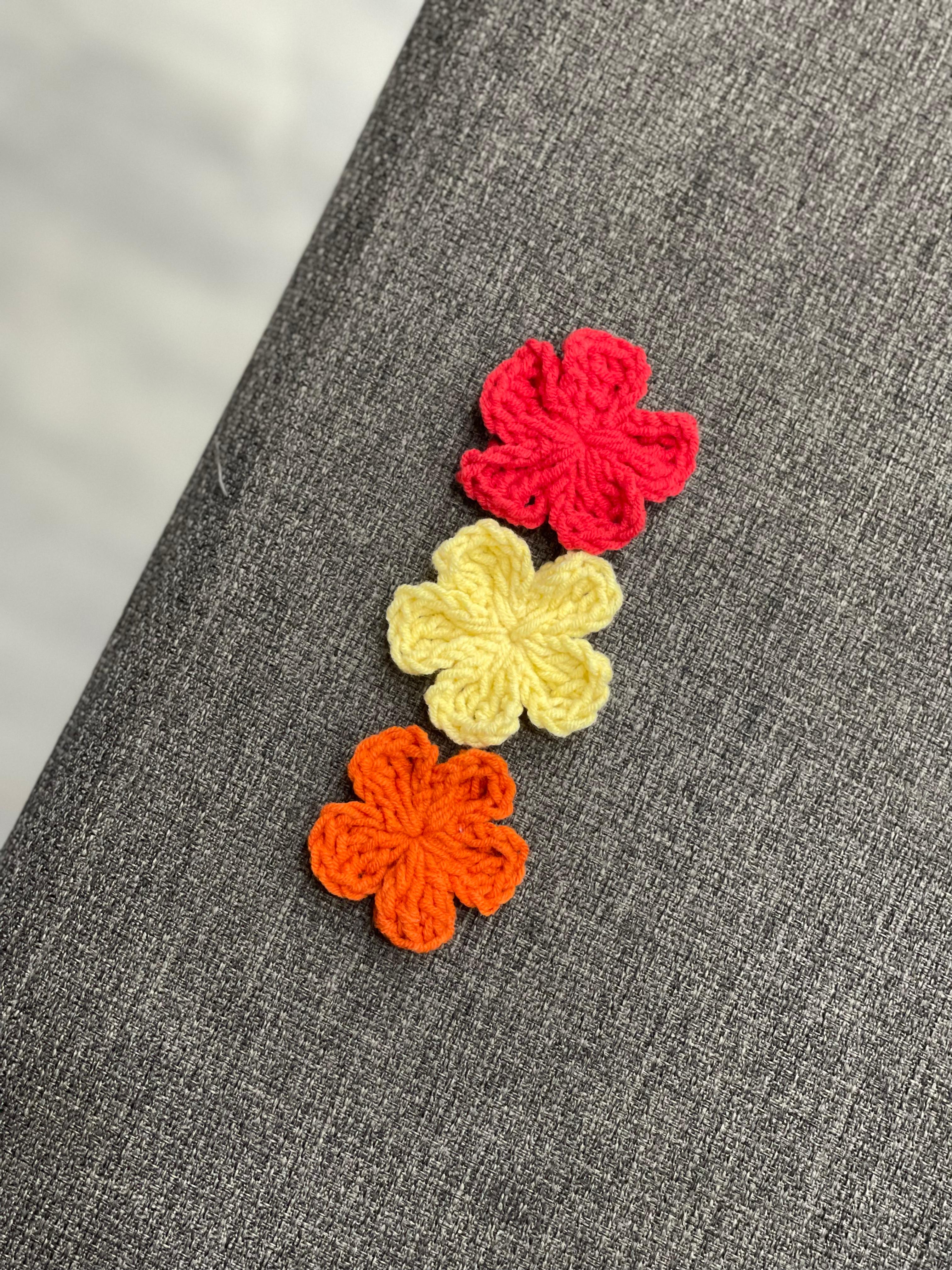 Flat Crochet Flower🏵